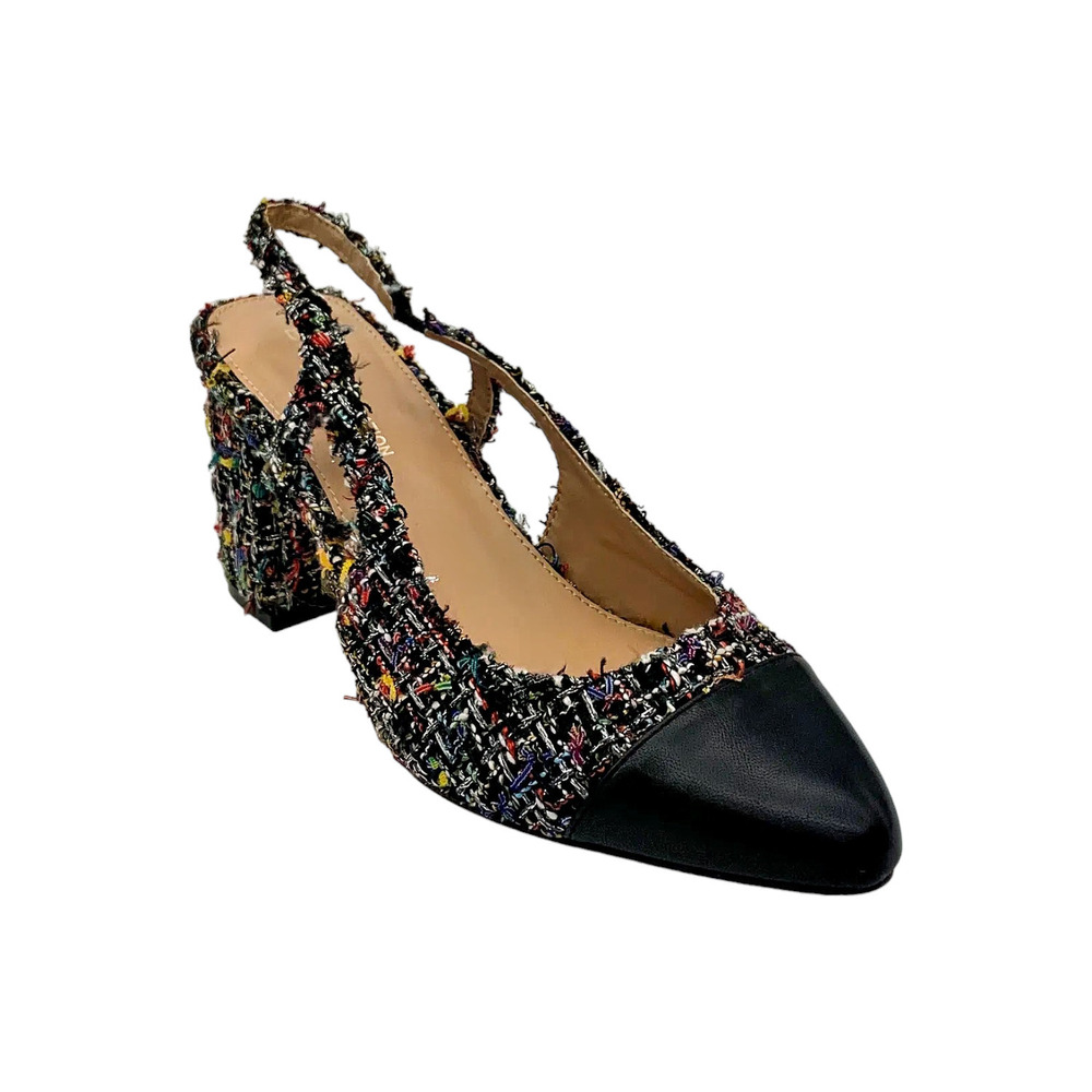 BCBGeneration Women's Darrin Cap Toe Pump Multi/black - Medium